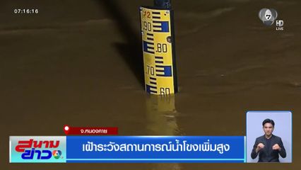 เฝ้าระวังสถานการณ์น้ำโขงเพิ่มสูง