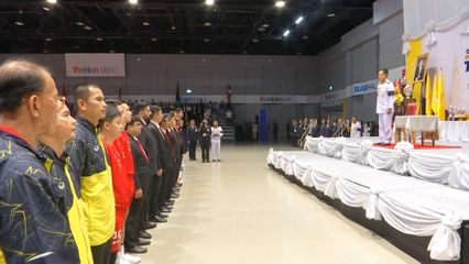 องคมนตรี เป็นผู้แทนพระองค์ มอบรางวัลแก่ผู้ชนะการแข่งขันตะกร้อชิงถ้วยรางวัลพระราชทาน "คิงส์คัพ" ครั้งที่ 39