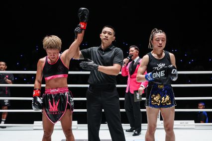 ONE Championship : สเตลลา เฮเมตซ์เบอร์เกอร์ สาดแข้งดับฝัน นาตาเลีย ดิอาชโควา ศึก ONE Fight Night 46