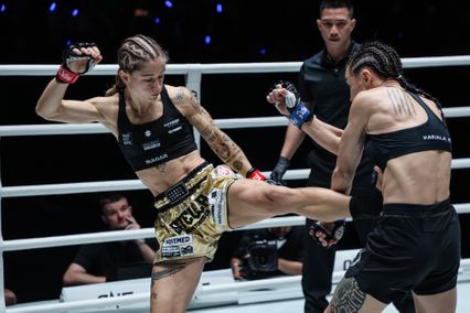 ONE Championship : สเตลลา เฮเมตซ์เบอร์เกอร์ สาดแข้งดับฝัน นาตาเลีย ดิอาชโควา ศึก ONE Fight Night 46