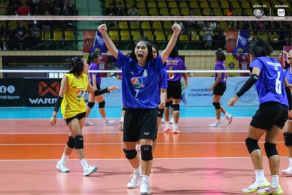ประมวลภาพ วอลเลย์บอลนักเรียน แชมป์กีฬา 7HD 2026 : กาญจนาภิเษกวิทยาลัย กระบี่ พบ กีฬานครนนท์วิทยา 6
