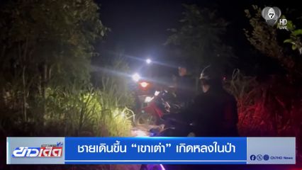ชายเดินขึ้น "เขาเต่า" เกิดหลงในป่า