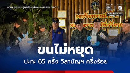 ยึดคีตามีน 40 กก. ขนเข้าแม่สาย ปีนี้ปะทะแล้ว 65 ครั้ง วิสามัญฯ 50 คน