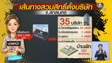 กวาดล้างทุนจีนหลอกชาวบ้านเป็นนอมินี