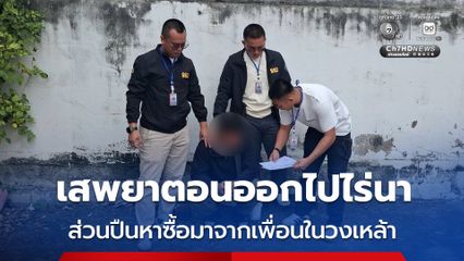 หนุ่ม 27 ปี หนีหมายจับคดีปืน สารภาพเสพยาด้วย แต่เสพตอนออกไปไร่นา