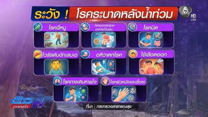 สธ.ห่วงโรคระบาดหลังน้ำท่วม หวั่นป่วยพุ่ง
