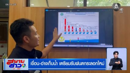 เขื่อน-อ่างเก็บน้ำ เตรียมรับฝนตกระลอกใหม่
