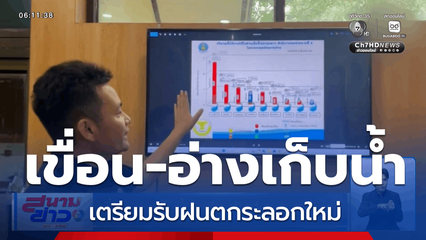 เขื่อน-อ่างเก็บน้ำ เตรียมรับฝนตกระลอกใหม่
