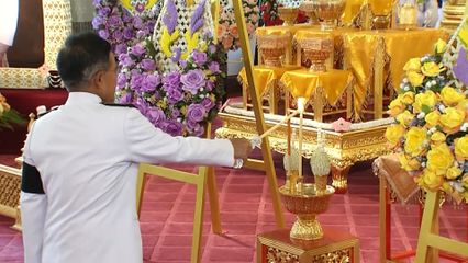 พระอนุวงศ์และองคมนตรี เสด็จไปและไปในการบำเพ็ญพระราชกุศล พระพิธีธรรมสวดพระอภิธรรมพระศพ สมเด็จพระเจ้าลูกเธอ เจ้าฟ้าพัชรกิติยาภา นเรนทิราเทพยวดี กรมหลวงราชสาริณีสิริพัชร มหาวัชรราชธิดา