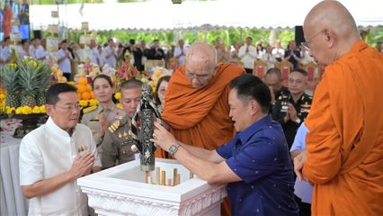 สมเด็จพระอริยวงศาคตญาณ สมเด็จพระสังฆราช สกลมหาสังฆปริณายก ทรงเป็นประธานในพิธีวางศิลาฤกษ์อาคารในโครงการก่อสร้างอาคารตรวจรักษาและส่งเสริมสุขภาพ และอาคารฟื้นฟูสภาพ ที่จังหวัดราชบุรี