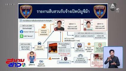เตือนภัยโอนเงินไปบัญชีม้า เปลี่ยนเป็นทองคำ จ.พังงา